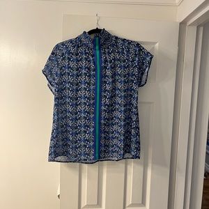 Cezele colorblock blouse